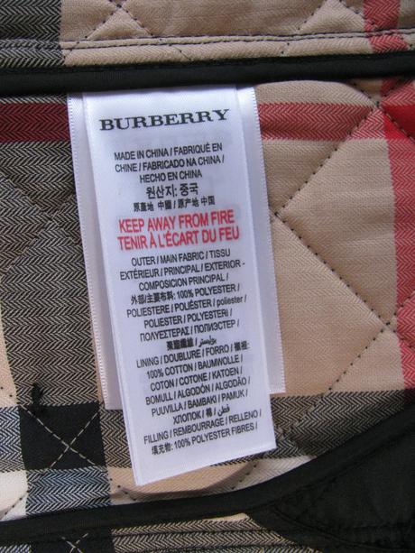 Prošívaná dívčí, dámská bunda, sako, burberry, burberry,152