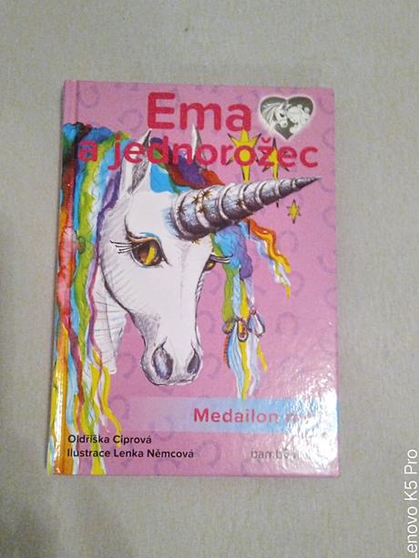 Set knížek ema a jednorožec,