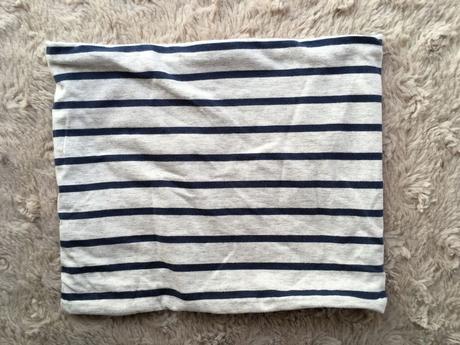 Pruhovaný nákrčník, one size - top stav, 86