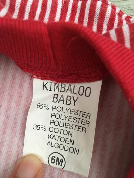 Baret, čepice červený proužek, kimbaloo,62