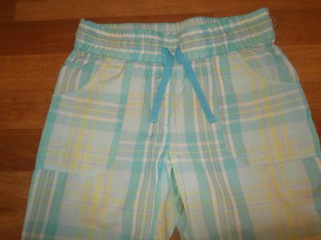 3/4 plátěné kalhoty,zn.yigga ,vel.134/140, yigga,134