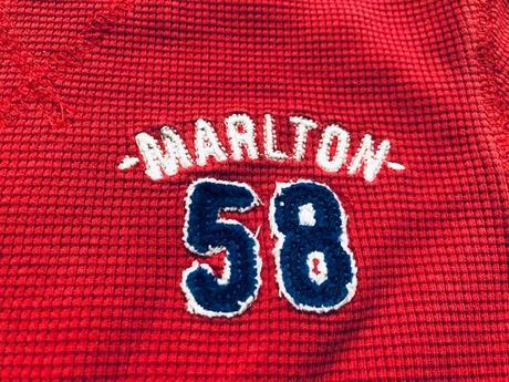 Cervene tricko dlouhy rukav na donoseni 98/104 h&m, h&m,98