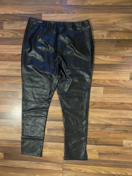 Koženkové kalhoty, vel 50/22 tedy cca 4-5 xl, miss, 5xl