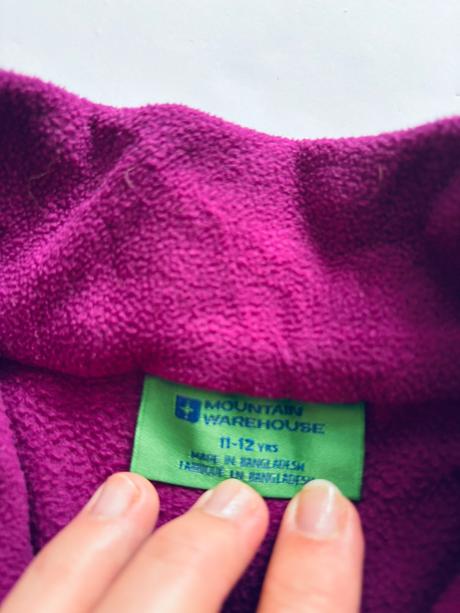 Cb/ mikina flecová- v.11/12 let, mountain warehouse,152