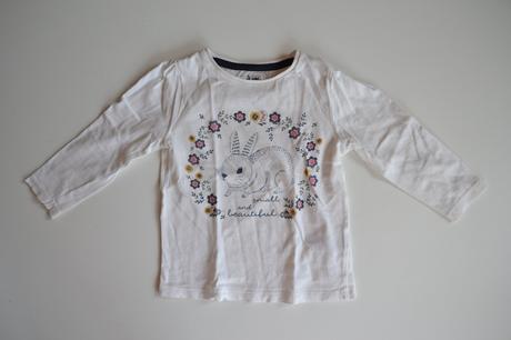 Bavlněná trička s králíčkem - 2ks, 98