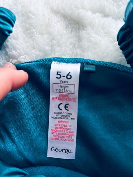 K5/ kostým mořská panna- v.5/6 let, 