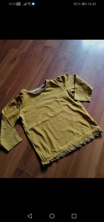 Dětské hořčicově žluté tričko, primark, primark,92