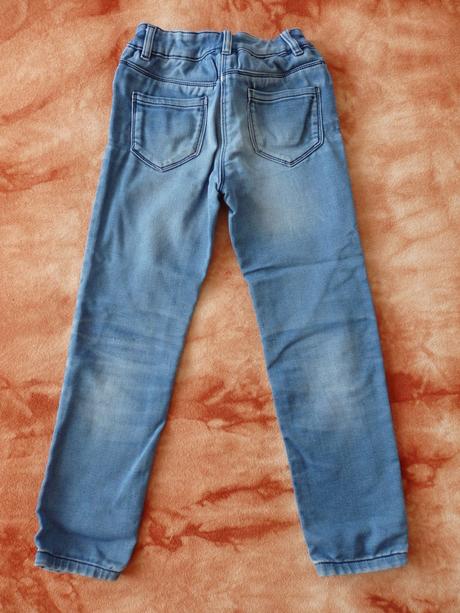 Džíny s kytičkami, palomino,128