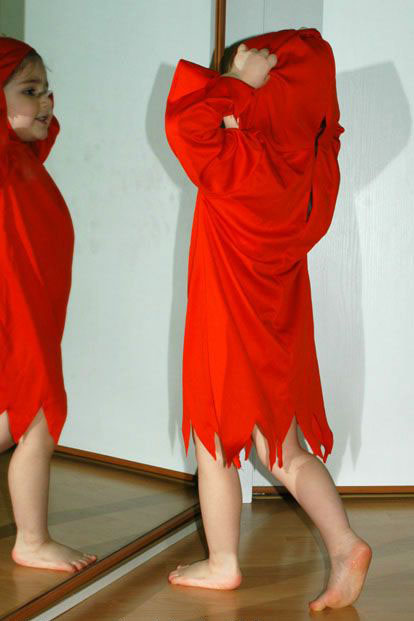 Karnevalový kostým čertík, čertice, strašidlo...,