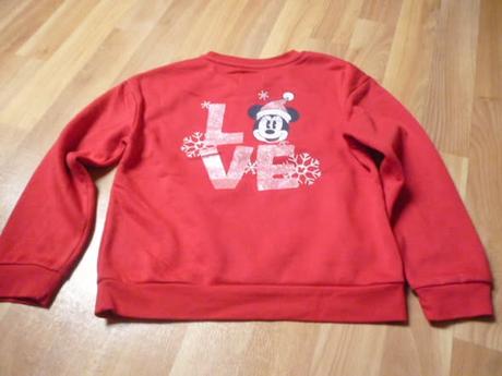 Vánoční mikina minnie vel. 7-8, 128