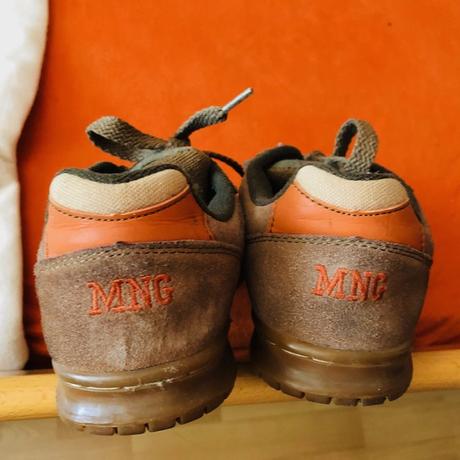 Mango 37 khaki hnede botasky, mango,37