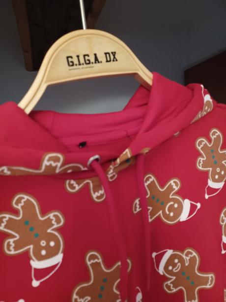 Vánoční mikina s perníčky 158/164, xs/s, esmara,164