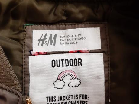 Nová bundička h&m. č.116, h&m,116