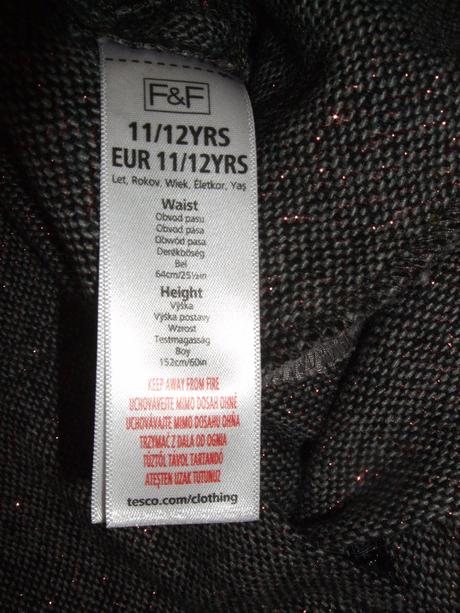 Teplejšie šortky k pančuchám f&f - nenosené, f&f,152