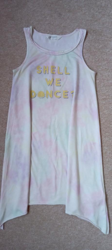 Šaty s dlouhými cípy zn."h&m" vel."134/140", h&m,134