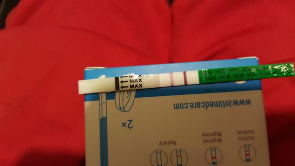 Těhotenský test po dvou potratech