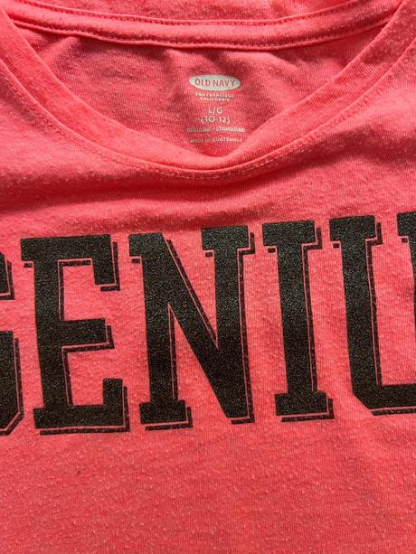 Triko & tričko růžové neon old navy vel. 146/152, old navy,146