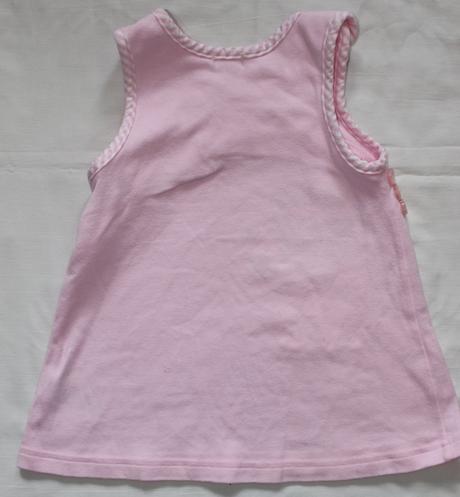 V230. bavlněné šaty s kapičkou 9-12 měs., bambini,80