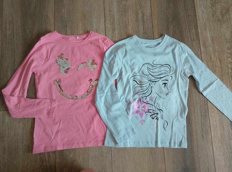 Dvě trika vel.134, sinsay,134