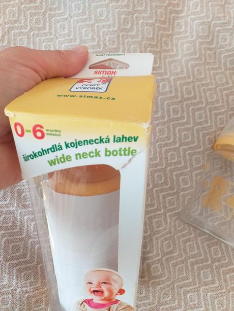 Simax lahev kojenecká skleněná, 250 ml,