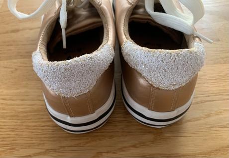 Boty & tenisky růžovo-zlaté u&me vel.36, 36