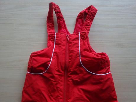 Zimní oteplovačky červené, vel. 92, c&a,92