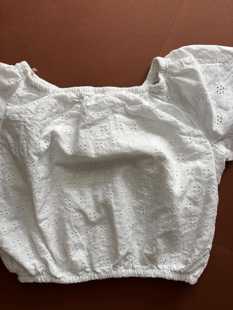 Top letní s madeirou vyšíváním - v.12/13 let, primark,158