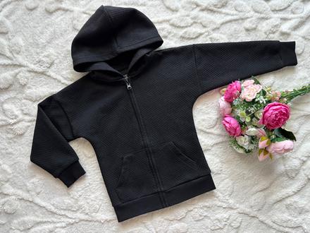 K5/ mikina černá na zip - v.3/4 roky, primark,104