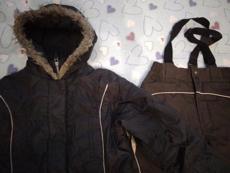 Zimní bunda a oteplené kalhoty, next,116