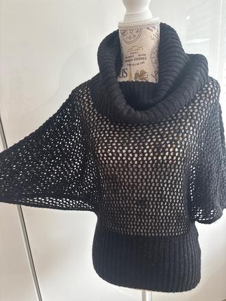 Netopýří rukáv svetr clockhouse xs, černý, clockhouse,xs