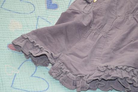 Fialové šaty s kanýry, next,98