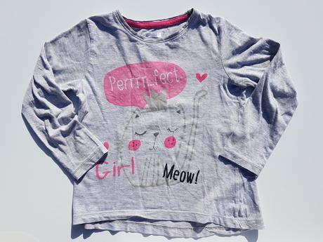 G262 dívčí triko s dlouhým rukávem perfect vel.116, pepco,116