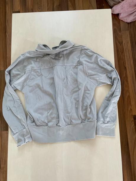 Stříbrná/šedá mikina, vel l i méně, golddigga, l