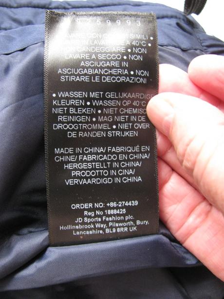 Zimní tmavě modrá bunda s kapucí, mckenzie,74