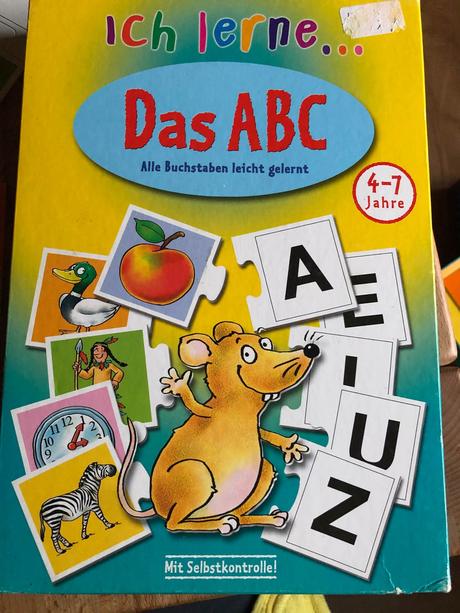 Abc pro  4-7 lete deti - obrazky v nemcine, 