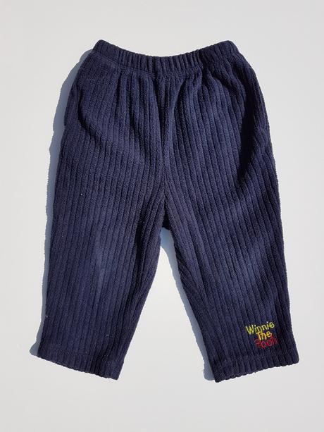 D193 chlapecké teplé fleesové tepláky vel. 86, tesco,86