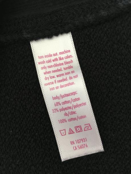 Dívčí crop mikina justice oversize (8 - 12 let),