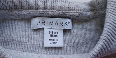 Dívčí svetr jednorožec, primark, vel. 116., primark,116