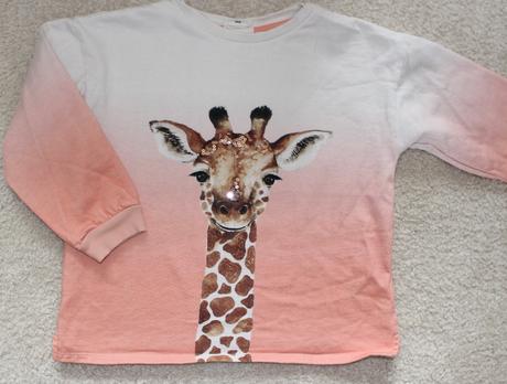 Op730. mikina se žirafou, h&m,122