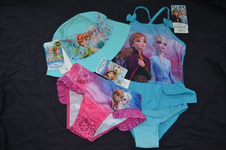 2x plavky frozen, klobouk,v.116, disney,116