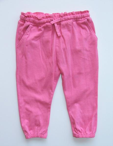 K364 letní růžové kalhoty vel. 74, next,74