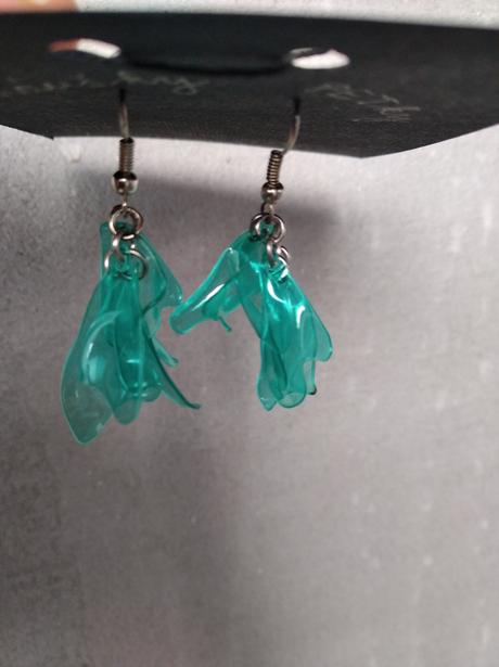 Naušnice z petlahví - modré,