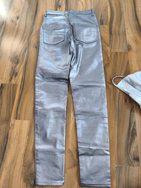 Stříbrný komplet set calzedonia + shein xxs/xs, calzedonia,158