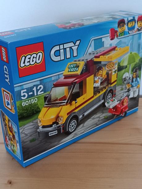 Lego city 60150 dodávka s pizzou, 
