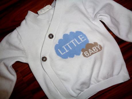 Elegantní přízový zavinovací svetr 62/68, lupilu,62