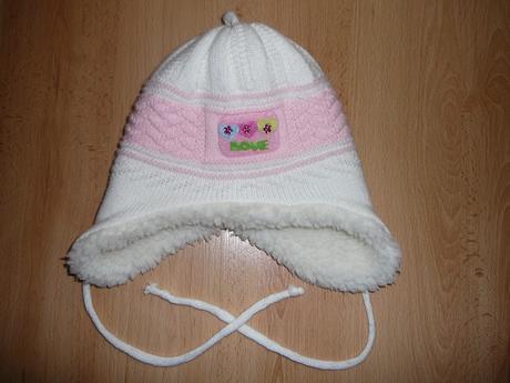 Teplá zimní čepička s kožíškem, 74