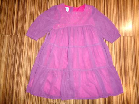 Nádherné společenské fialové volánové šaty, john lewis,128