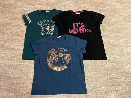 Mix 3 ks triček velikost 158, 158