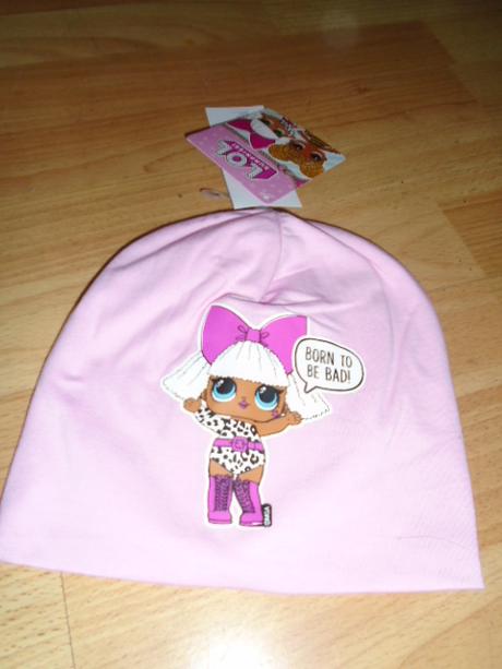 Čepice panenka l.o.l. vel 52 a 54, setino,52 / 54