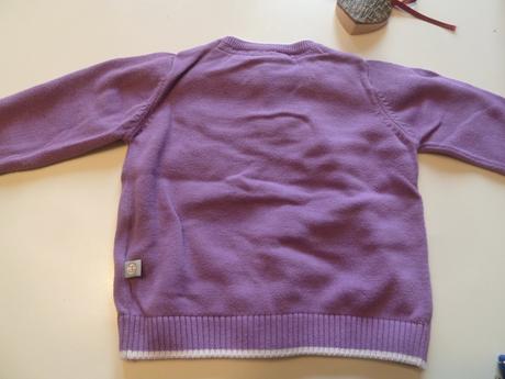 Fialový svetr na knoflíky, nkd,68